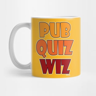 Pub Quiz Wiz Funny Trivia Champion Mug